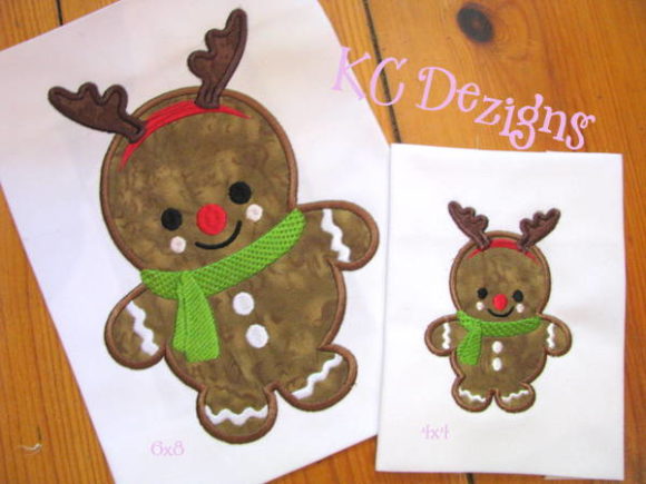 Adorable Baby Gingerbread Rudolph for Christmas