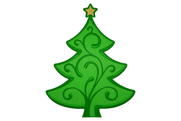 Amazing Christmas Tree: A Charming Embroidery Design