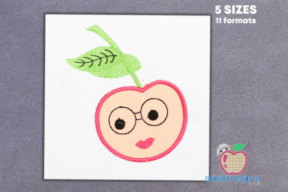 Charming Applique Design of the Cherry