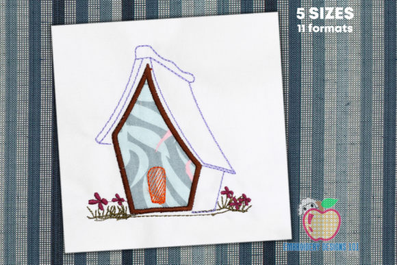 Charming Small and Beautiful House Applique