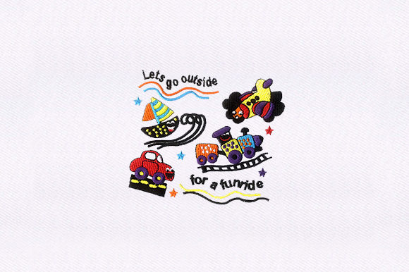 Children Funride: A Charming Addition for Holiday Embroidery