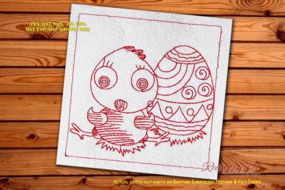 Cute Chick Easter Egg Design for Spring Projects