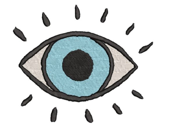 Eye: A Charming Embroidery Design for Personalized Gifts