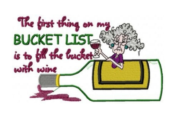 Filling the Bucket with Wine: A Fun Embroidery Design