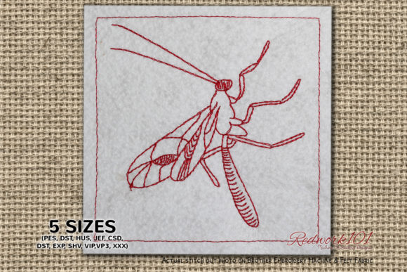 Ichneumonidae: A Unique Embroidery Design