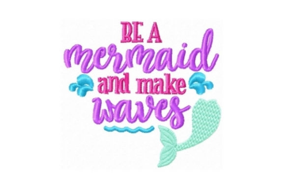 Mermaid Makes Waves: A Charming Design for Your Brand