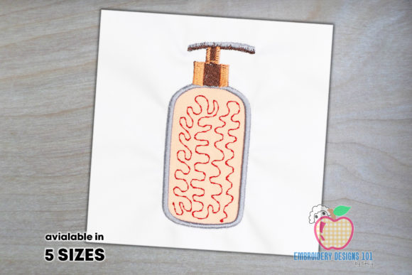 Soap Dispenser with the Soap Applique: A Unique Embroidery