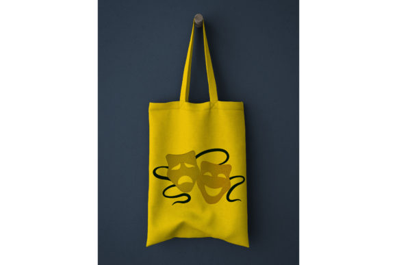 Theater Masks: A Premium Embroidery Design