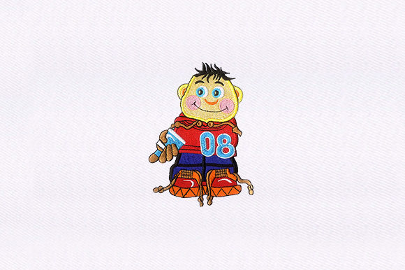 Young Boy: A Premium Embroidery Design Review